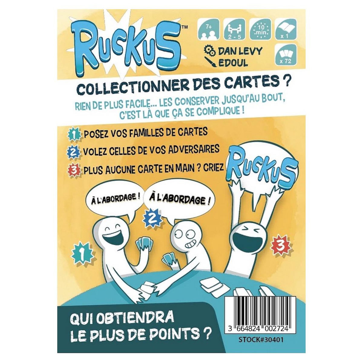 Blue orange Ruckus - Jeu de rapidite et observation