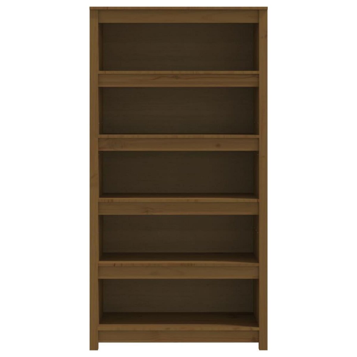 VIDAXL Bibliotheque Marron miel 80x35x154 cm Bois de pin massif