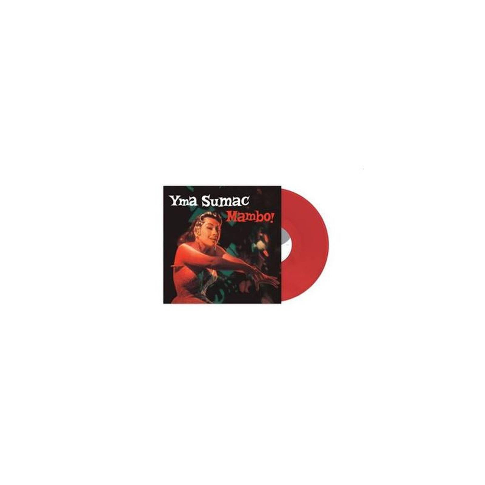 Disque vinyle yma sumac « mambo » dance mania, couleur orange, format rond