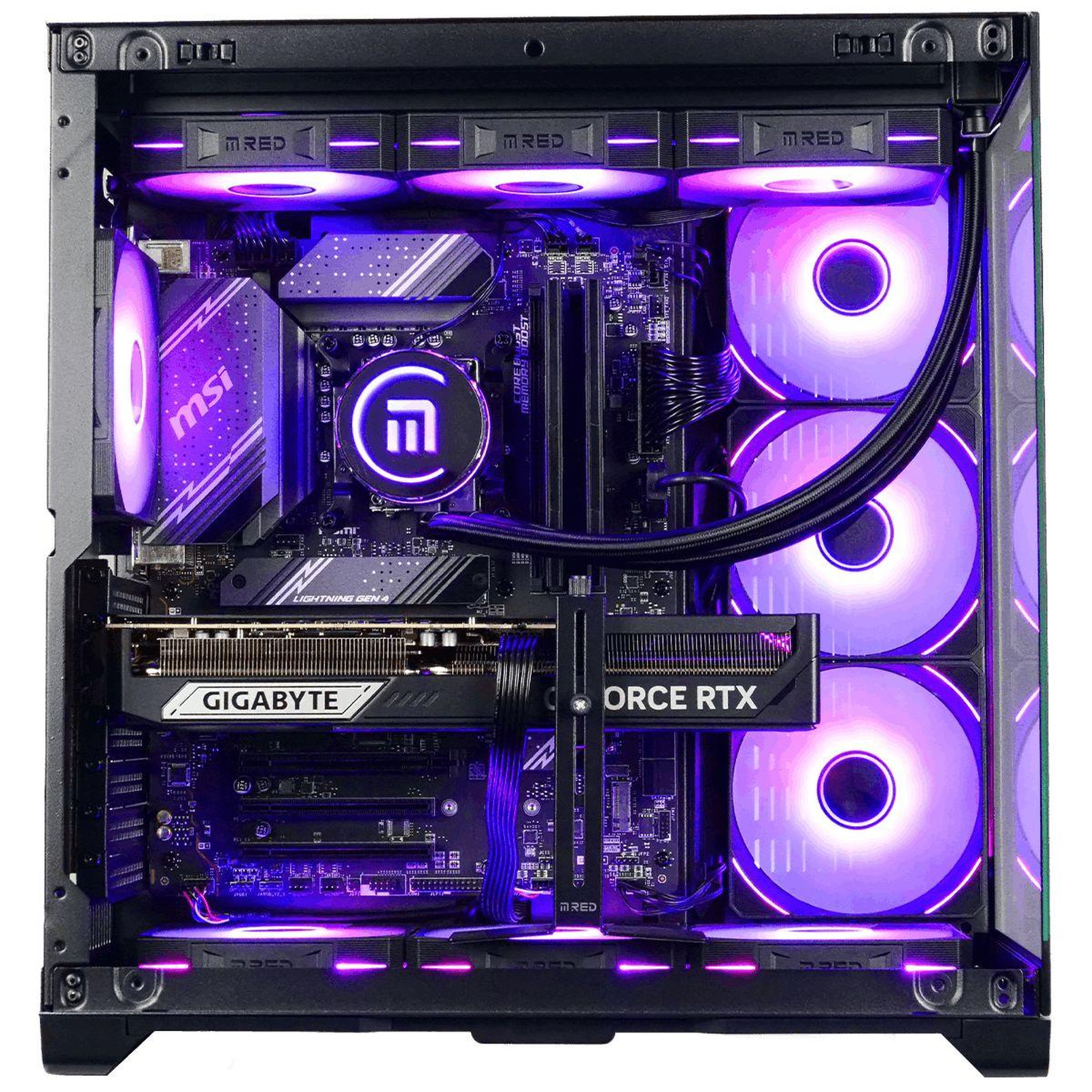 Voir la diapositive 3 : MRED PC Gamer AMD Ryzen 7 7800X3D - NVIDIA GeForce RTX 5070 Ti - 32 Go RAM DDR5 - SSD 1 To
