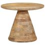 Voir la diapositive 2 : VIDAXL Table d'appoint Ø50x40 cm bois de manguier massif