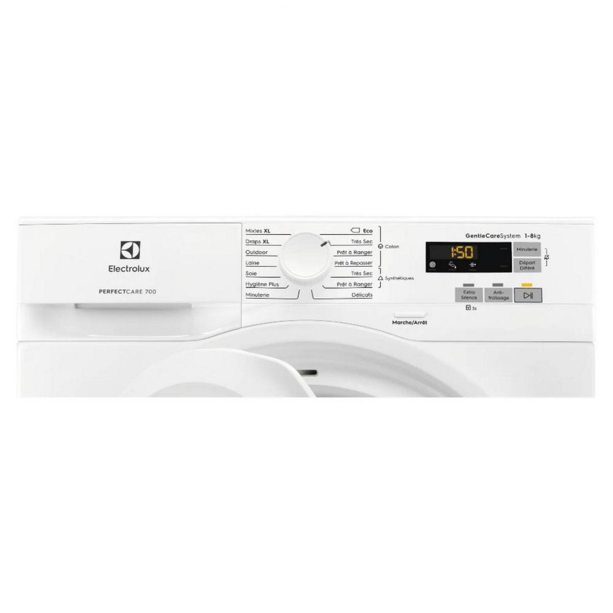 ELECTROLUX Sèche-linge pompe à chaleur 60cm 8kg, blanc - EW7H5829SB