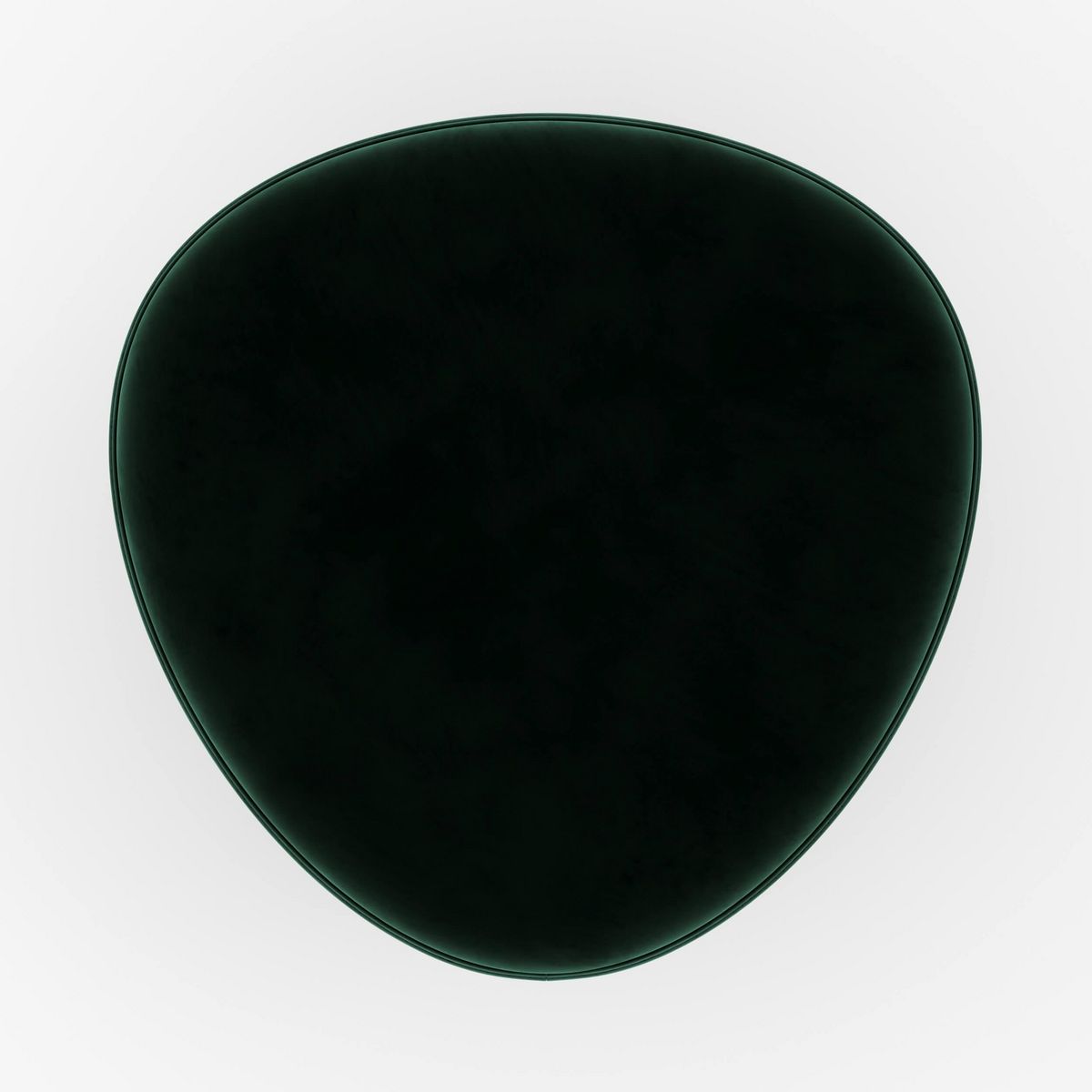 Rendez vous déco Pouf en velours vert - Emmy