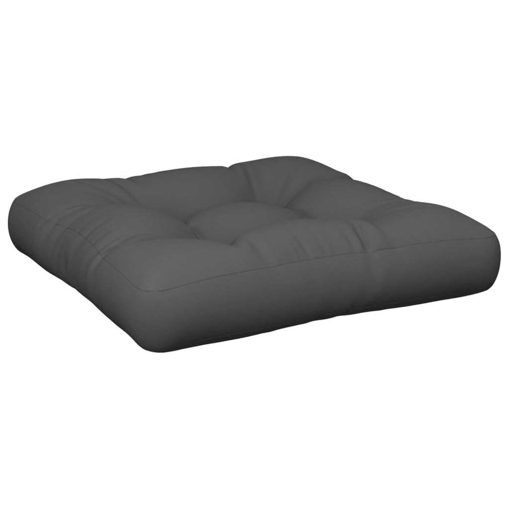 Voir la diapositive 2 : VIDAXL Coussin de palette gris 50x50x12 cm tissu
