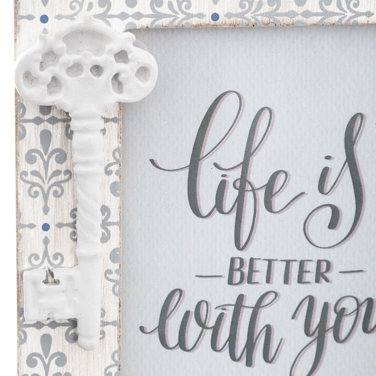 ATMOSPHERA Cadre photo Love - Blanc