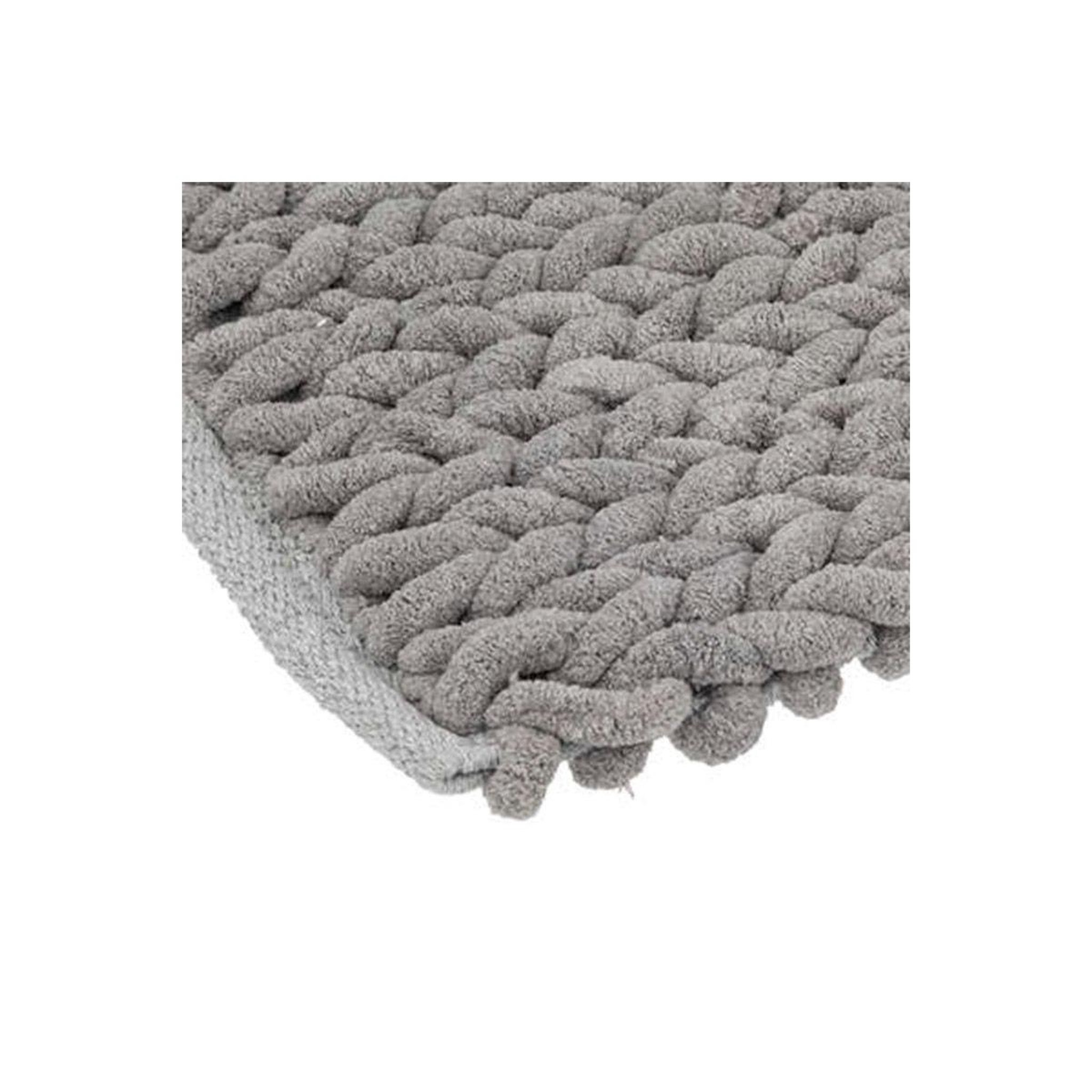 Voir la diapositive 2 : FIVE Tapis de salle de bain  tissé épais  50x120cm gris
