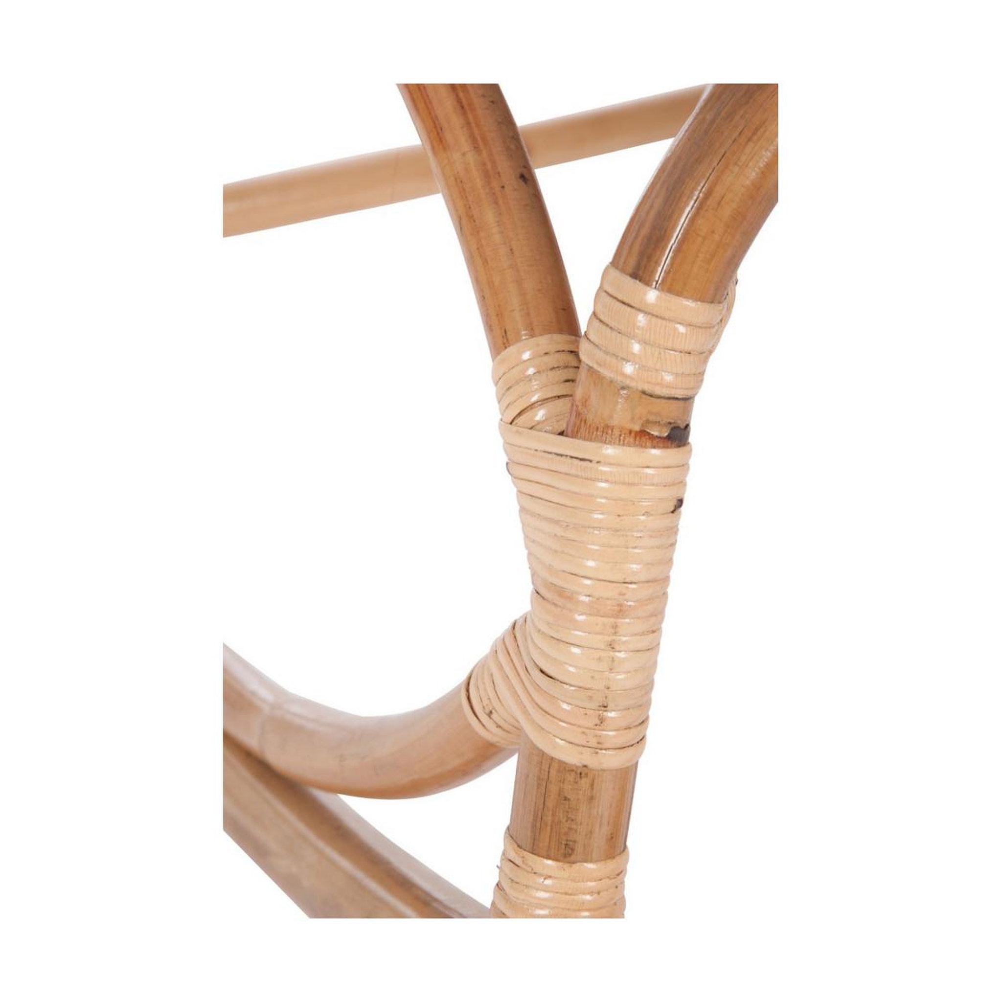 Voir la diapositive 6 : J-LINE Fauteuil à bascule en rotin  washington  112cm naturel
