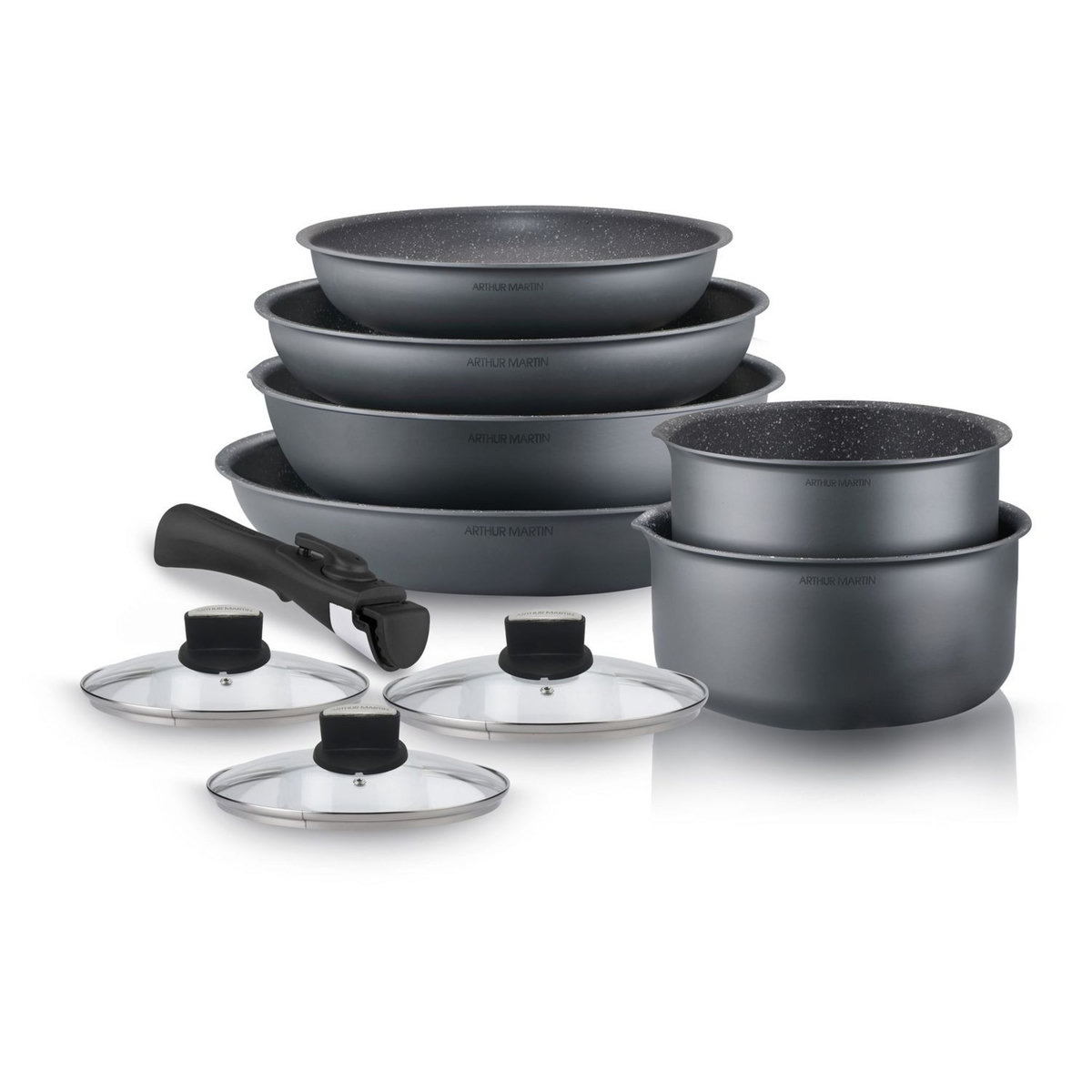 Arthur Martin Batterie de cuisine 10 pièces
