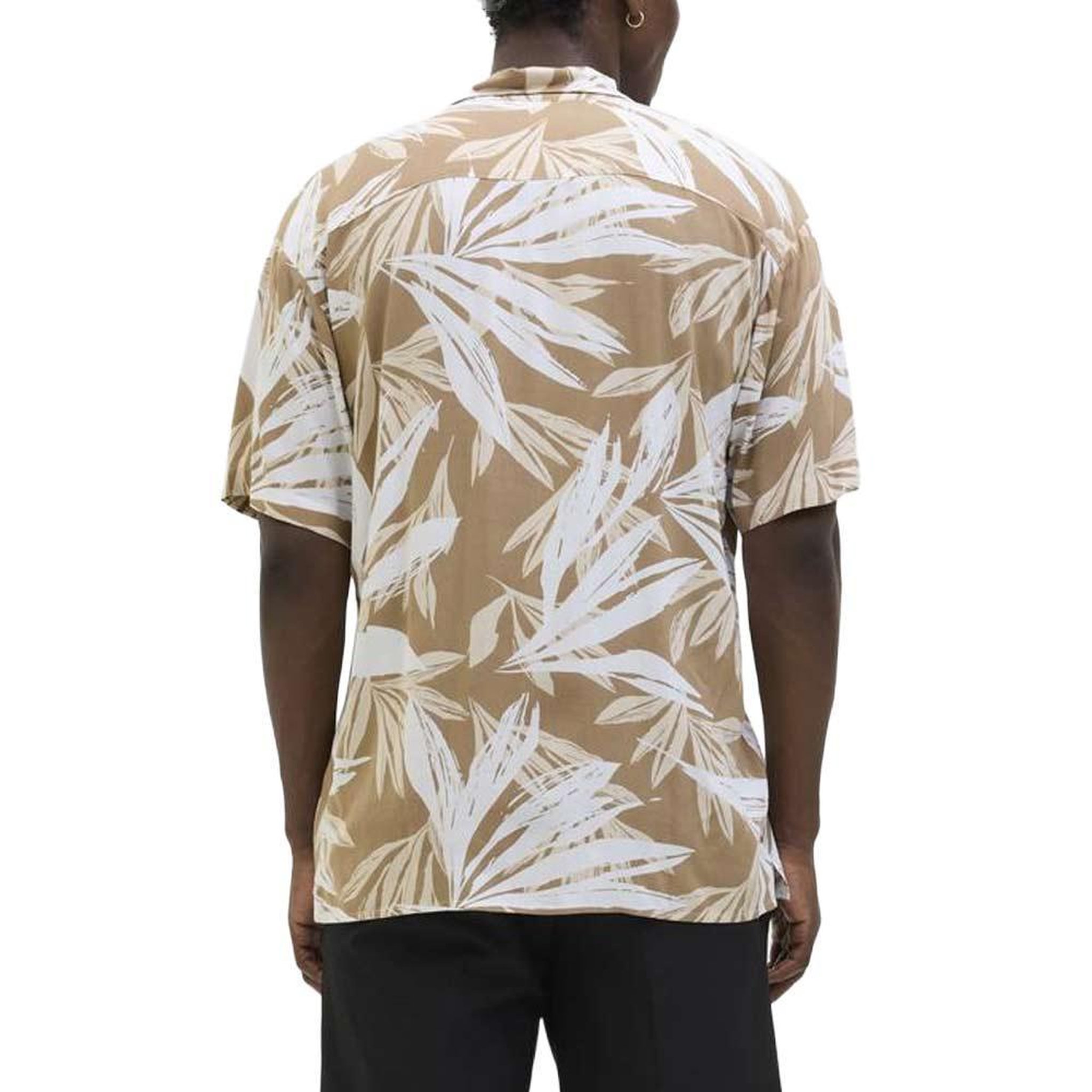 Voir la diapositive 2 : Jack & Jones Chemise Beige/Blanche Homme Jack & Jones Jjejeff