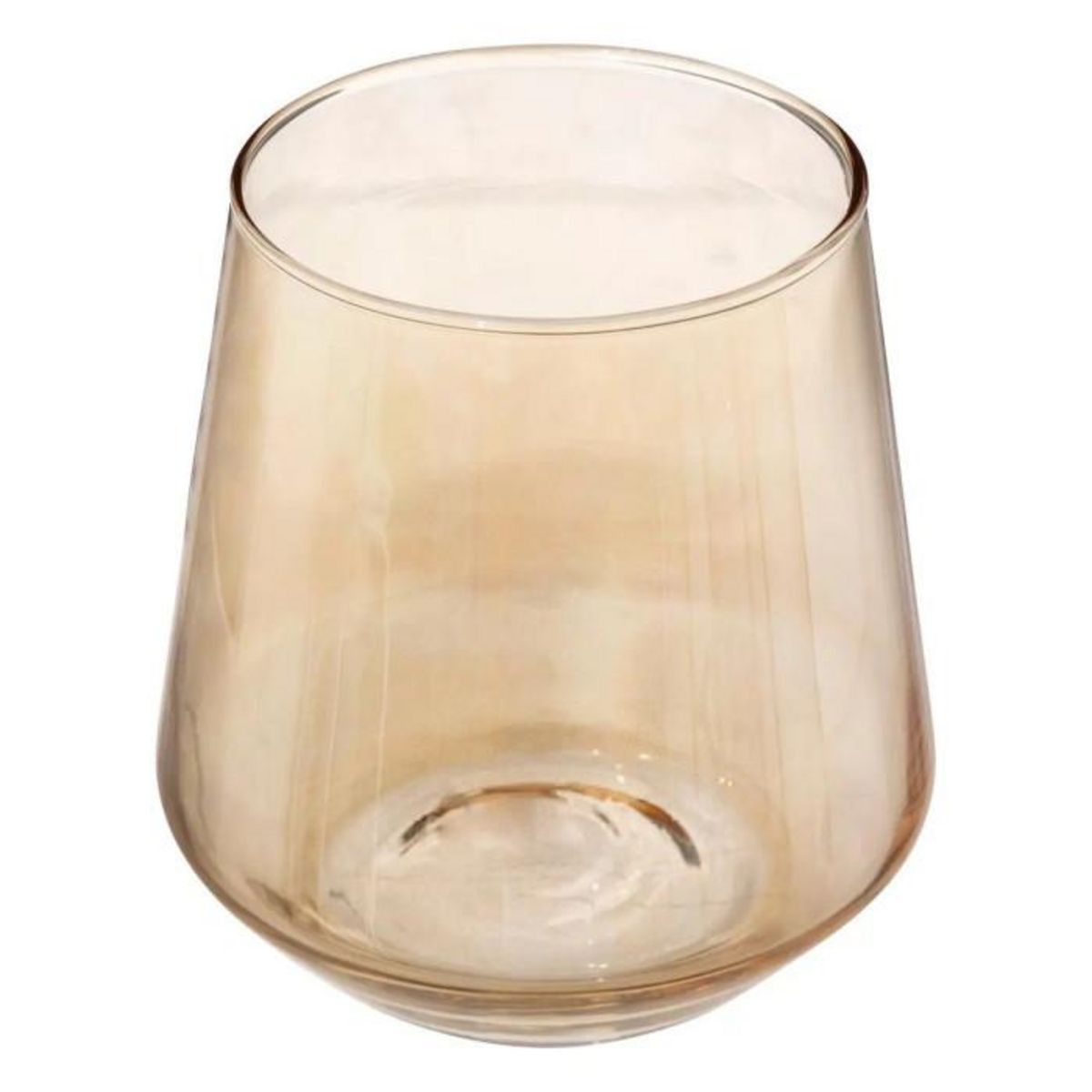 SECRET DE GOURMET Lot de 6 Verres à Eau  Olga  45cl Ambre