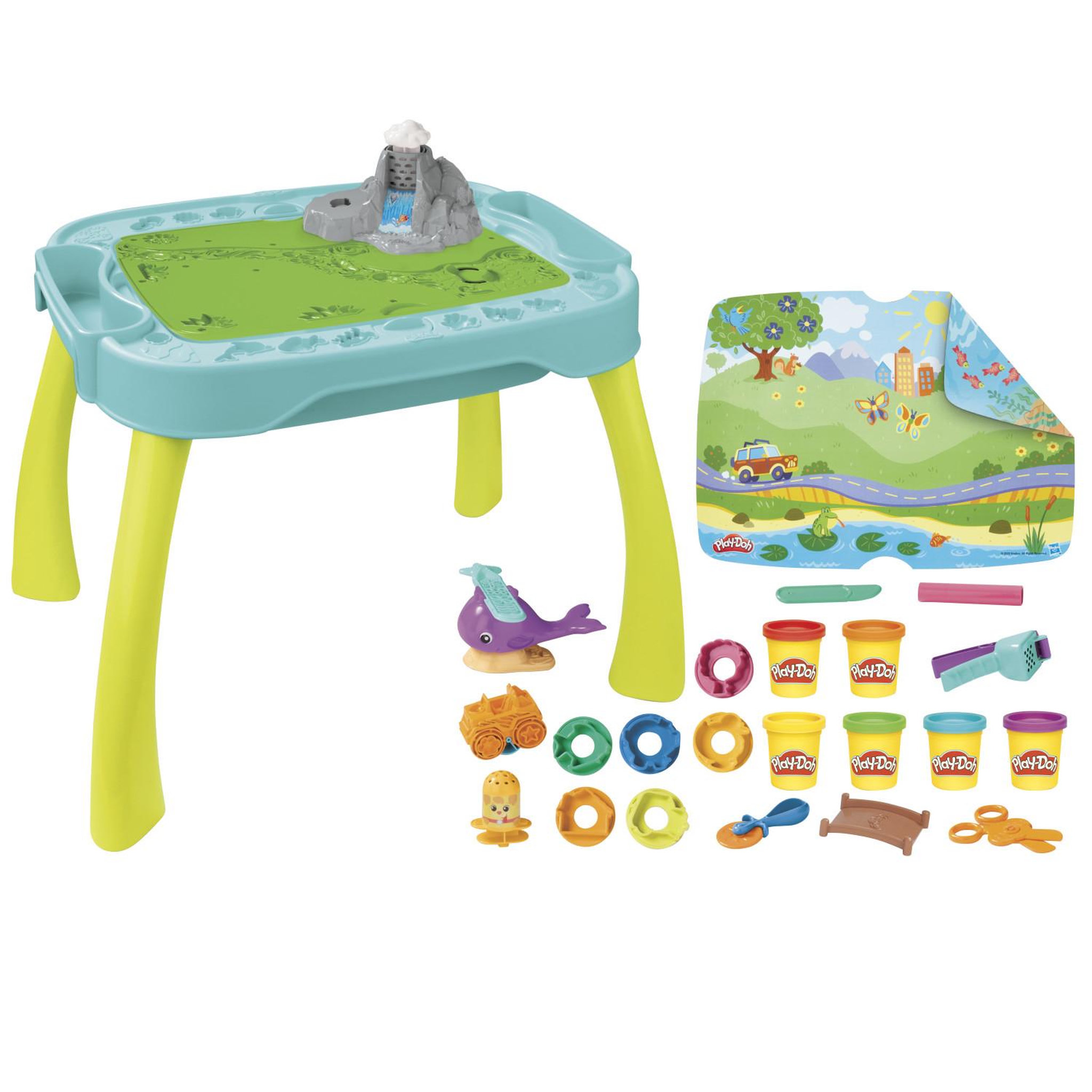 Voir la diapositive 3 : PLAYDOH Pâte à modeler Play Doh Ma 1re table de création reverso
