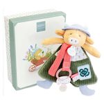 DOUDOU ET COMPAGNIE Aneth la vache - doudou attache-sucette