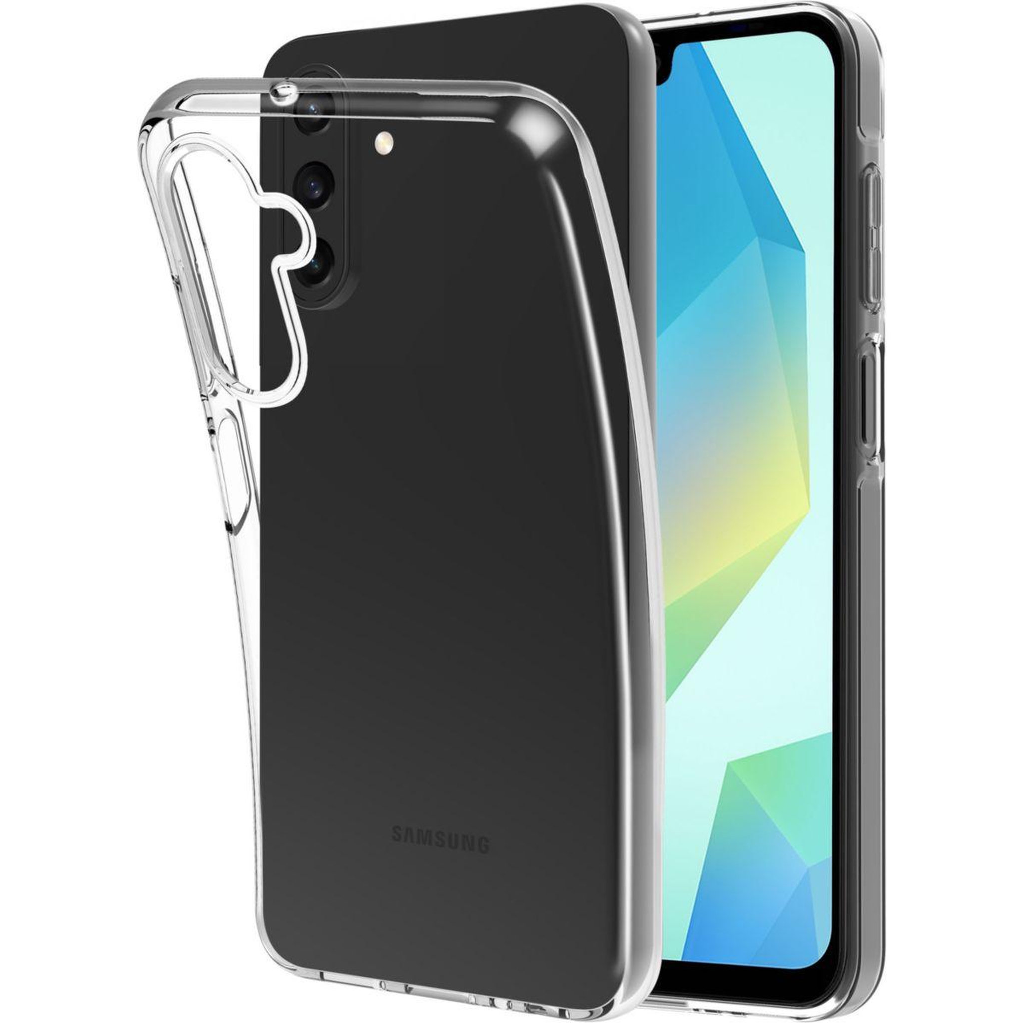 Voir la diapositive 3 : ESSENTIEL B Pack Samsung A26 coque + verre trempé