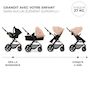 Voir la diapositive 4 : KINDERKRAFT Poussette trio moov 2 pratique et confortable