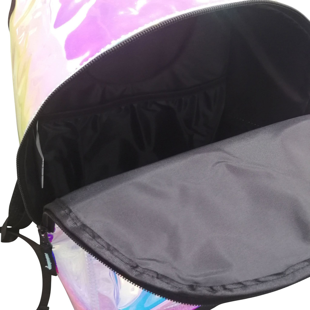 YOUNG'S ATTITUDE Sac à dos 1 compartiment PVC argent irisé