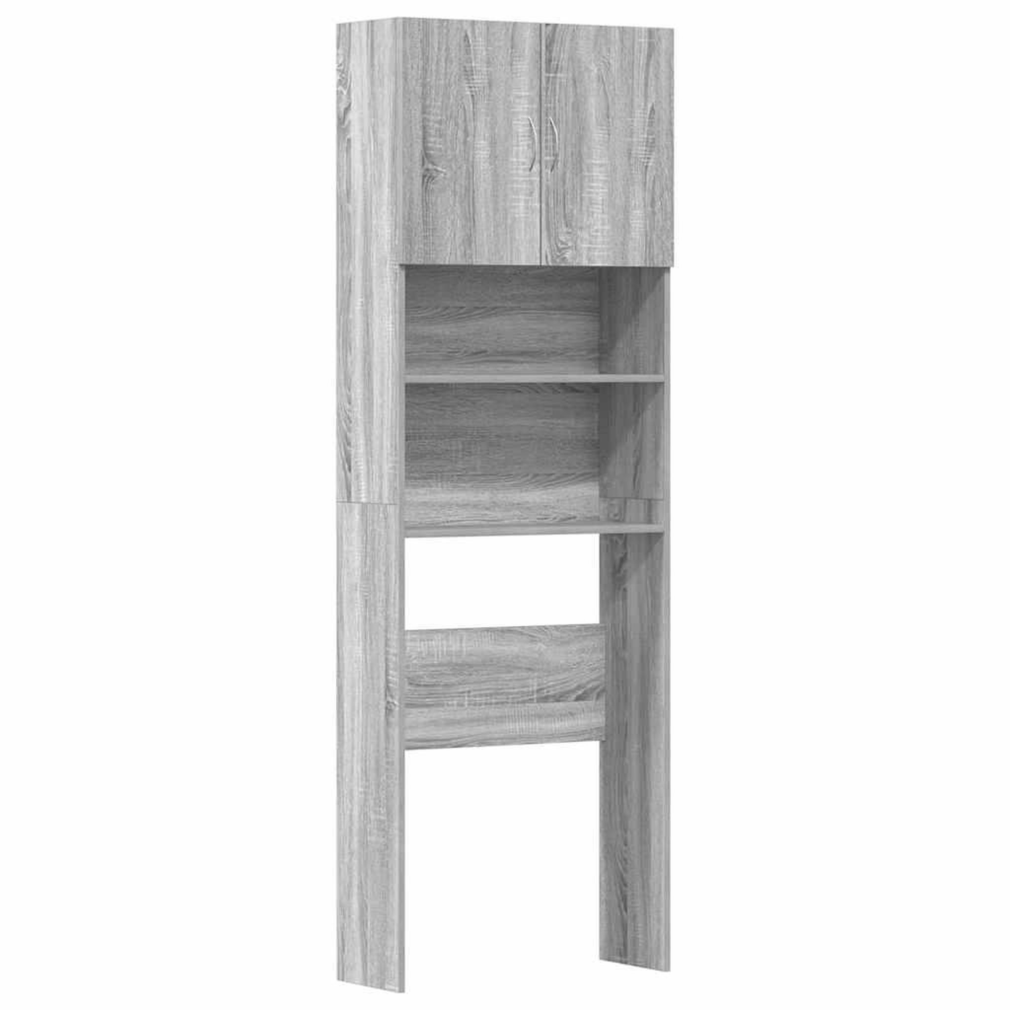 Voir la diapositive 2 : VIDAXL Meuble de machine a laver sonoma gris bois d'ingenierie