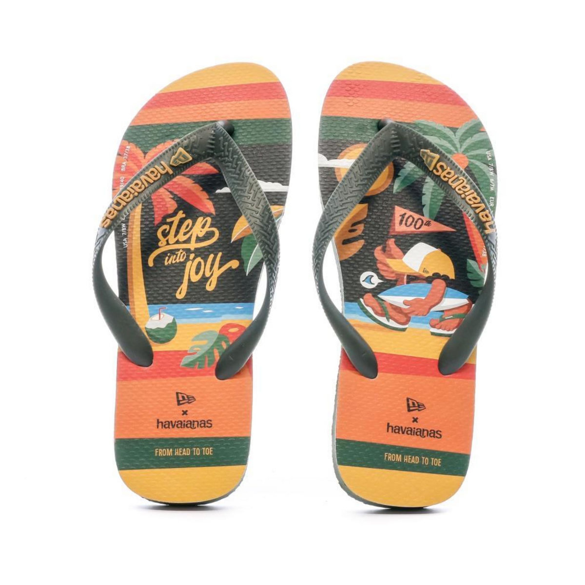 HAVAIANAS Tongs /Orange Mixte Havaianas New Era