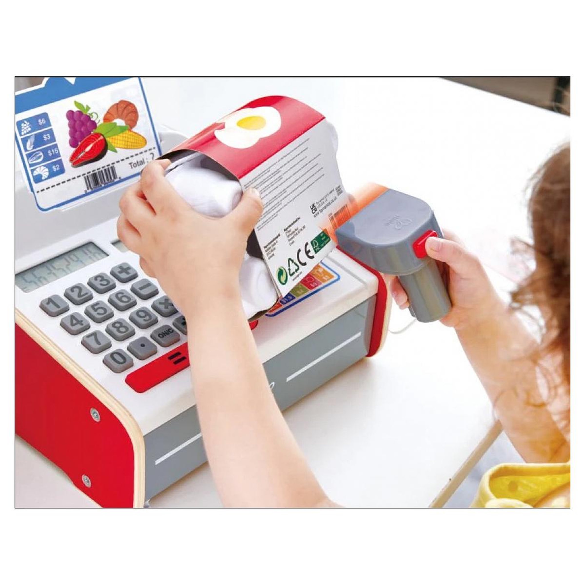 Voir la diapositive 3 : Hape Caisse enregistreuse Beep n Buy