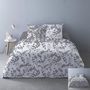 Voir la diapositive 4 : Dourev Housse de couette 240x220 Yuka gris + 2 taies