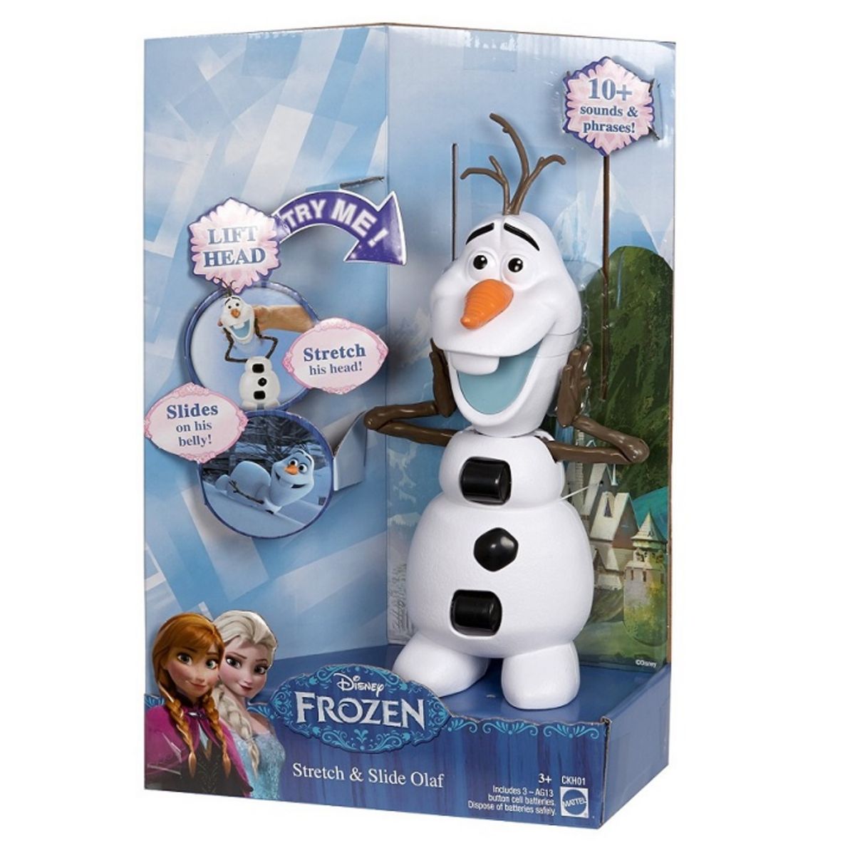 MATTEL Figurine Olaf Glisse 10 cm La Reine des Neiges - Disney