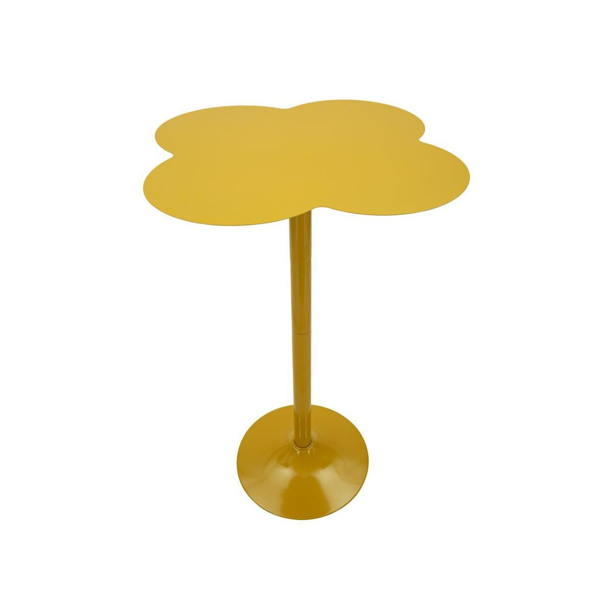 Voir la diapositive 2 : Paris Prix Table de bar en métal  clox  103cm moutarde