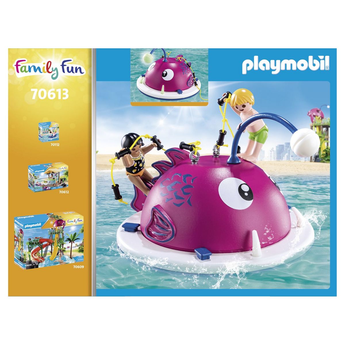 PLAYMOBIL Family Fun 70613 Aire de jeu aquatique