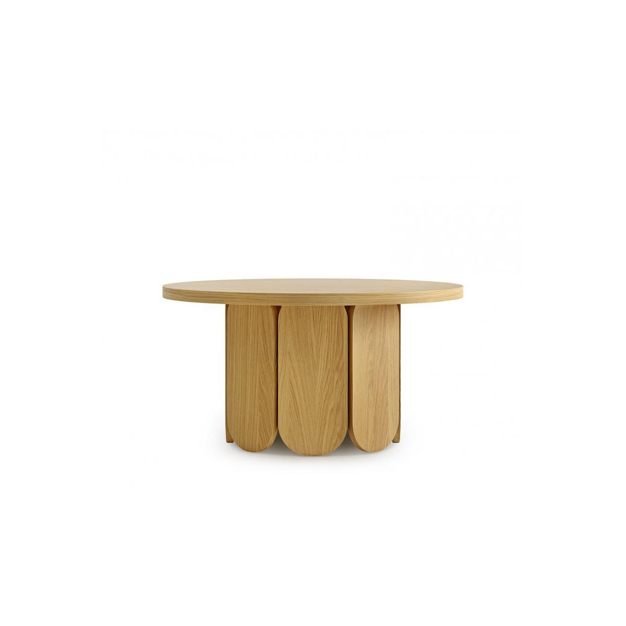 Voir la diapositive 2 : Paris Prix Table basse ronde design  soft  78cm naturel
