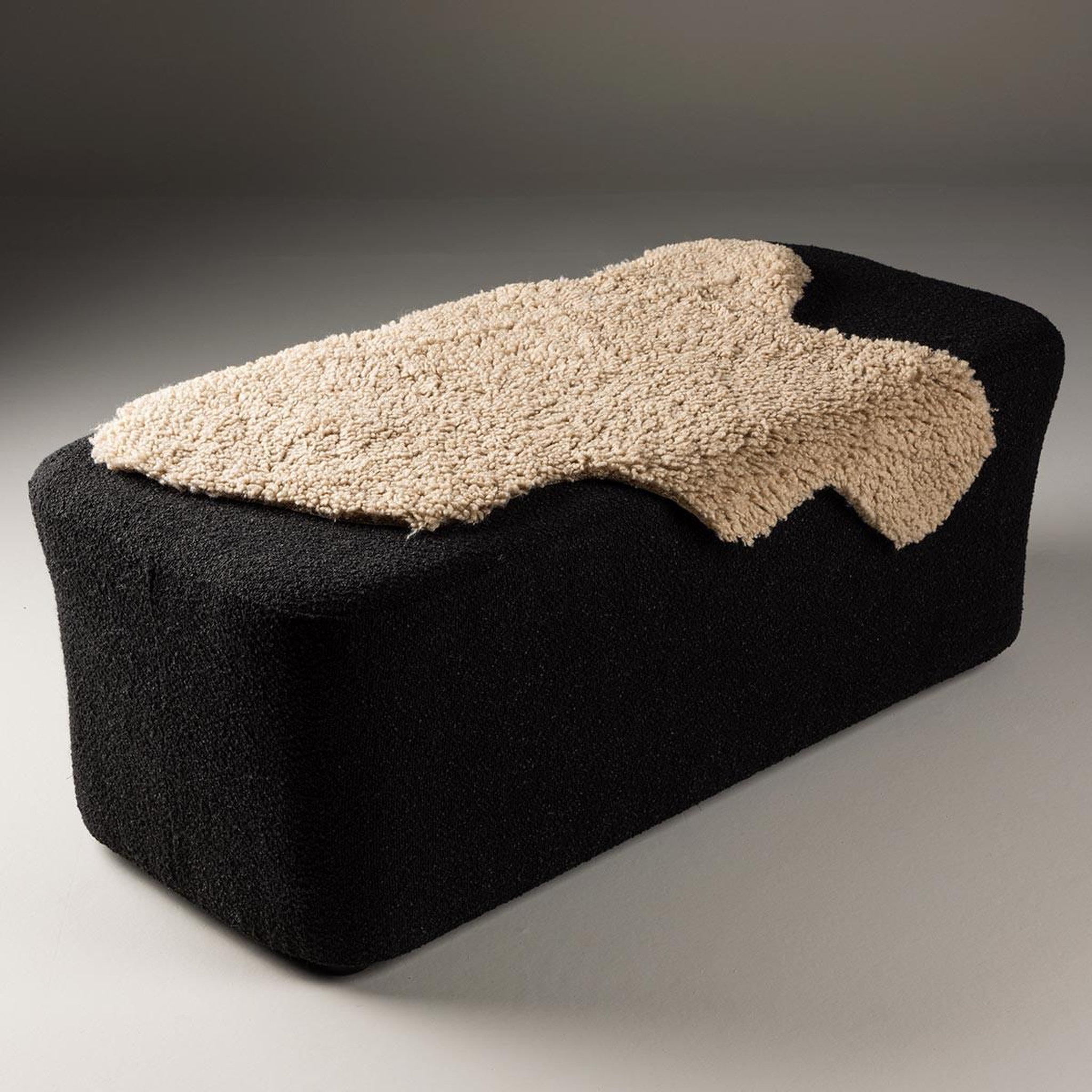 Voir la diapositive 4 : Paris Prix Tapis déco  katy  60x90cm beige