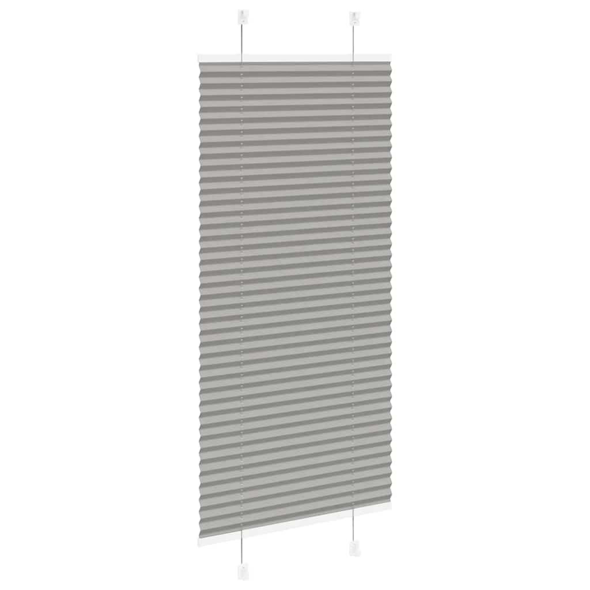 Voir la diapositive 4 : VIDAXL Store plisse anthracite 65x100 cm largeur du tissu 64,4 cm