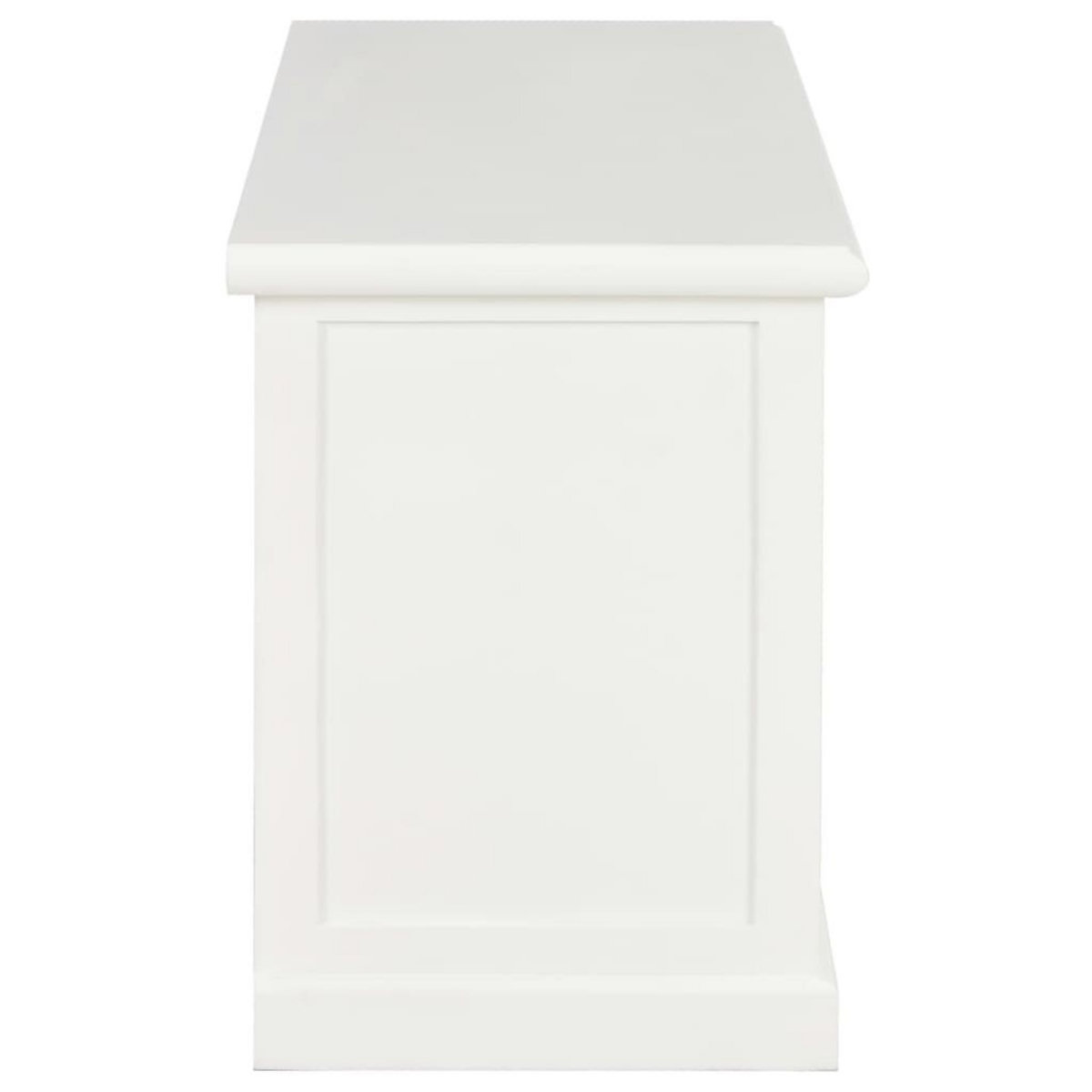 VIDAXL Meuble TV Blanc 90x30x40 cm Bois