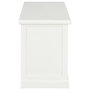 Voir la diapositive 4 : VIDAXL Meuble TV Blanc 90x30x40 cm Bois