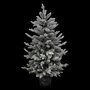 Voir la diapositive 2 : ATMOSPHERA Sapin de Noël artificiel Frosty en pot - H. 100 cm - Blanc
