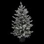 Voir la diapositive 2 : ATMOSPHERA Sapin de Noël artificiel Frosty en pot - H. 100 cm - Blanc