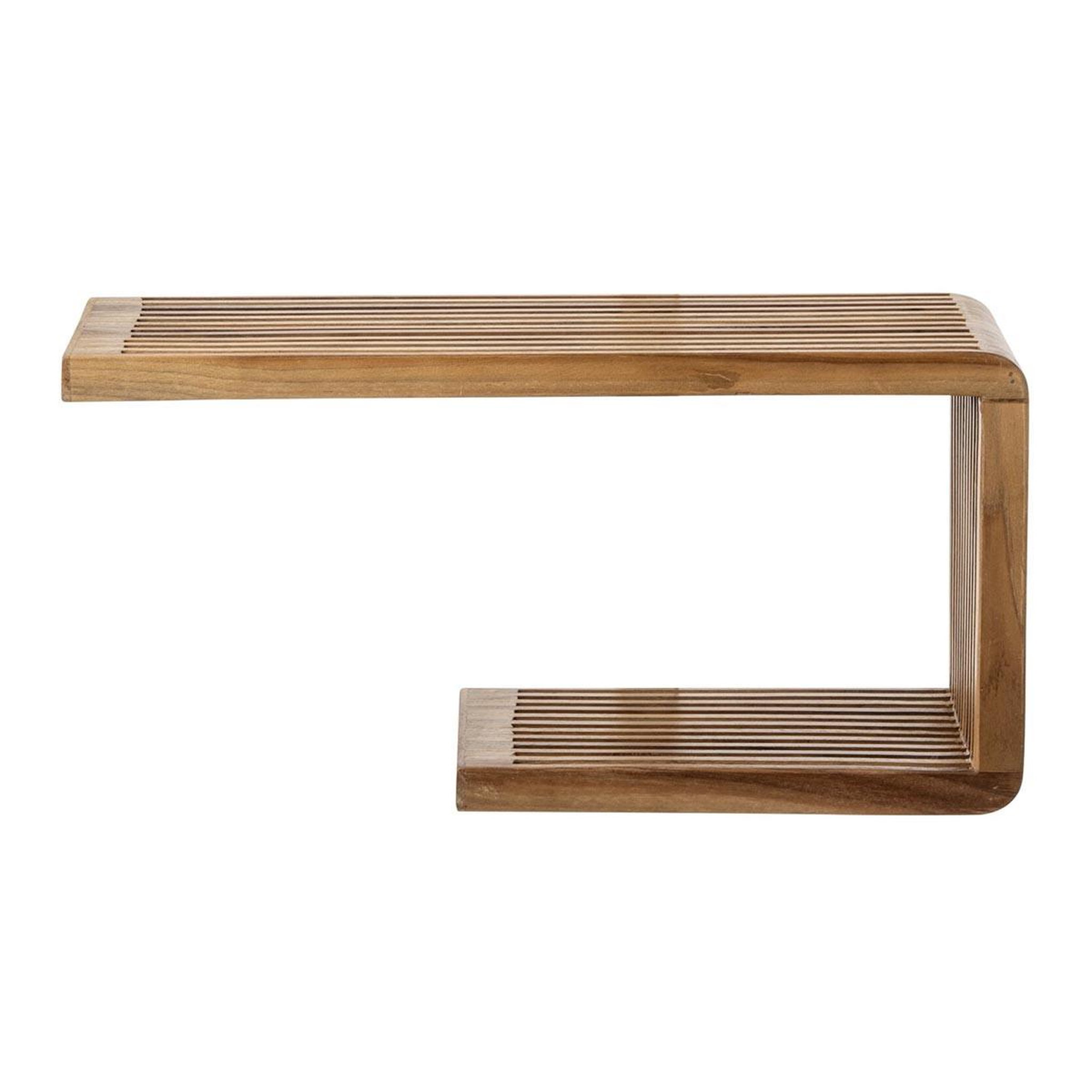 J-LINE Étagère murale en bois  lars  50cm naturel