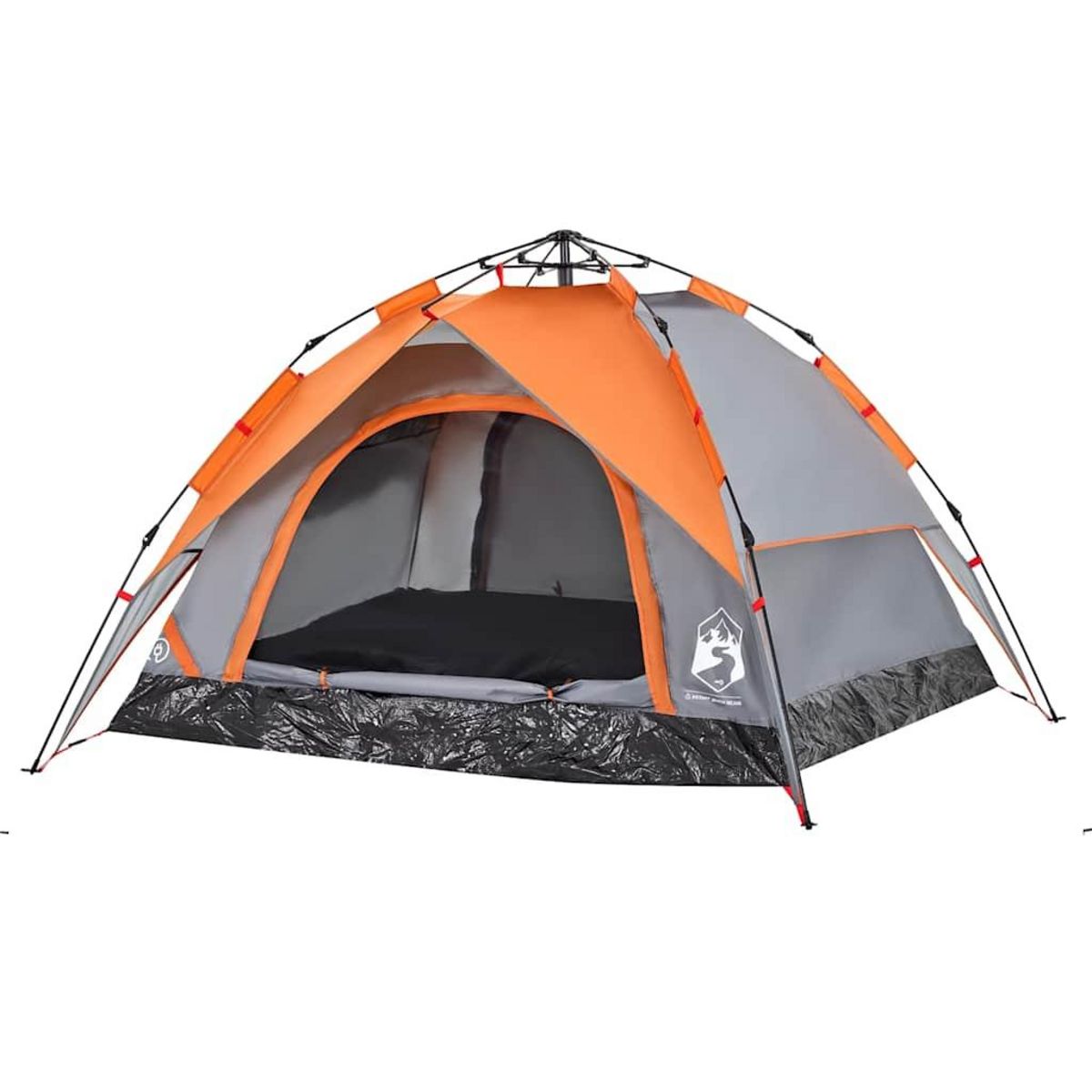 VIDAXL Tente de camping a dome 3 personnes liberation rapide