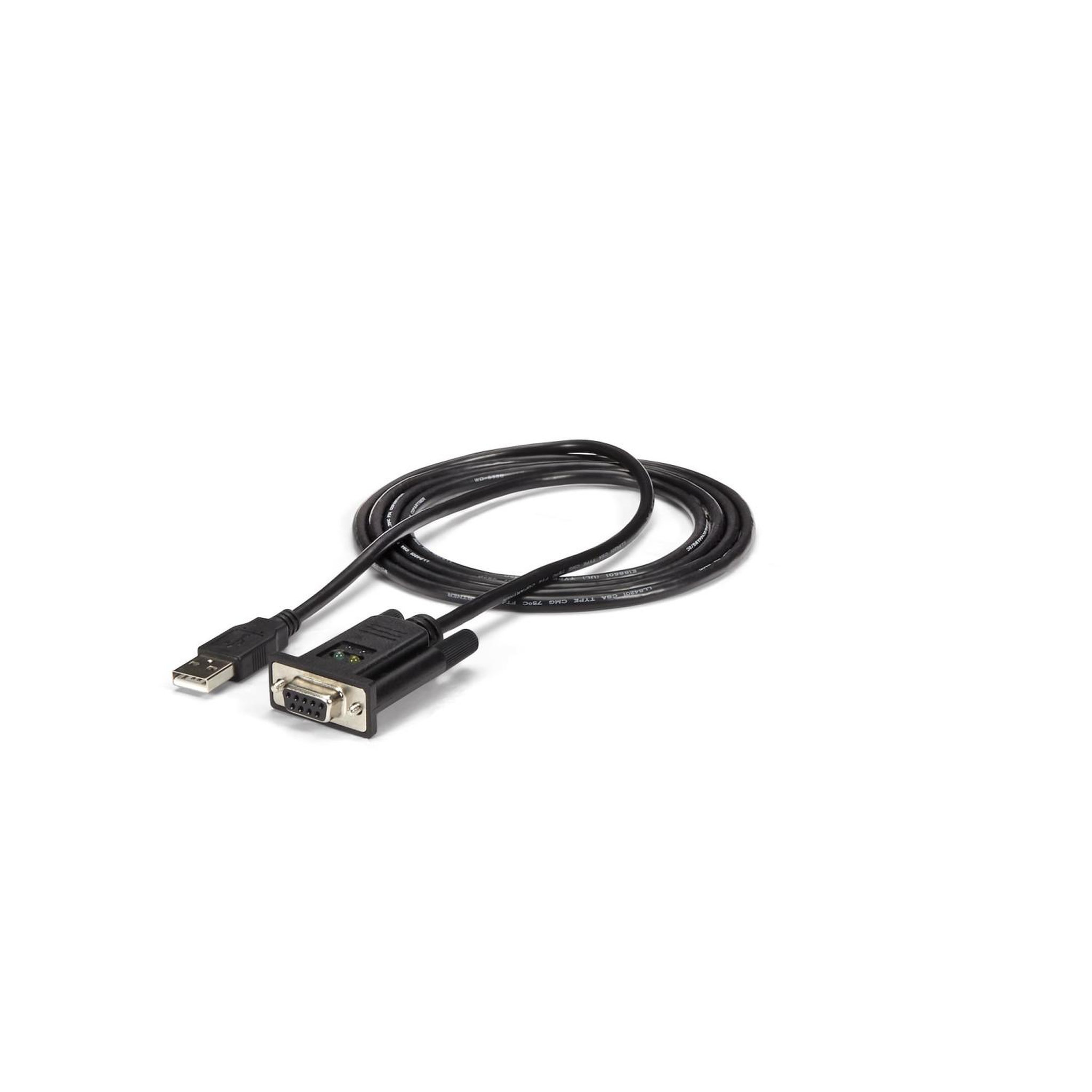 Voir la diapositive 2 : Startech StarTech.com Câble Adaptateur USB vers RS232 Série - Câble DB9 Série DCE avec FTDI - Null Modem - USB 1.1 / 2.0 - Alimenté par Bus