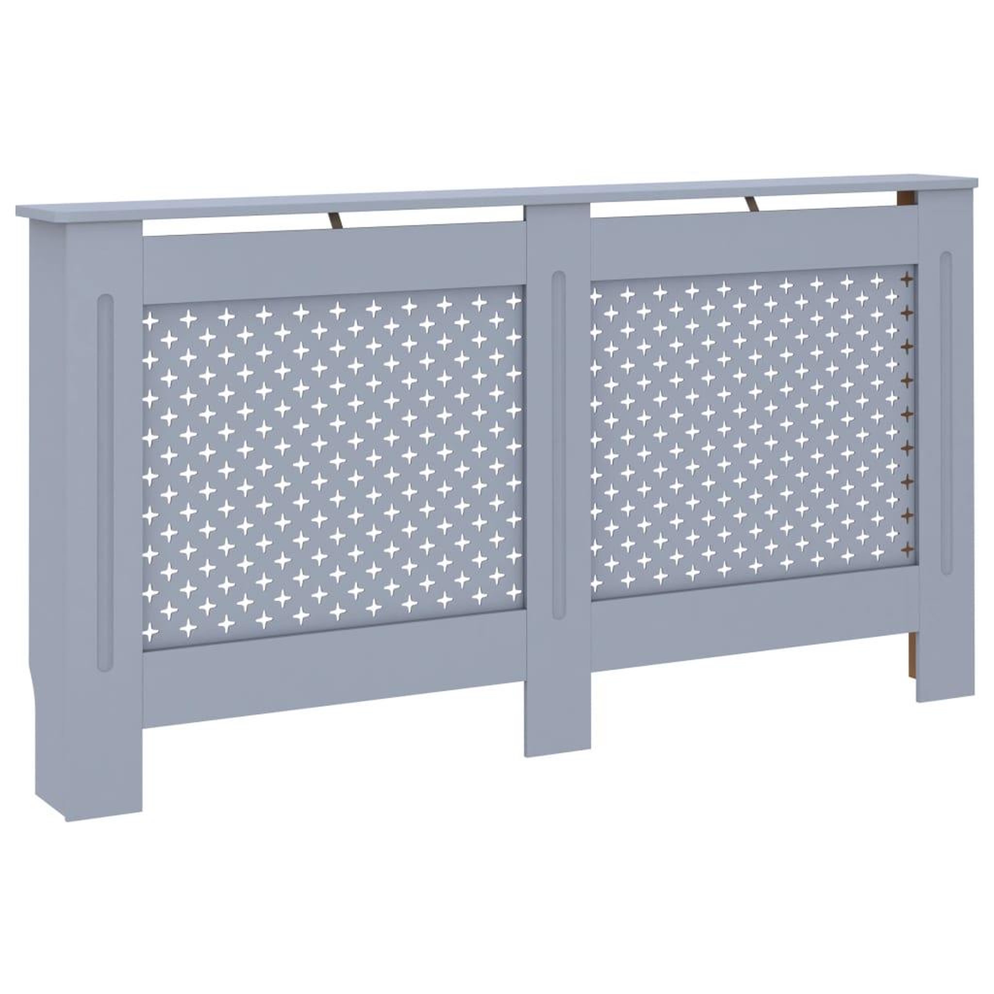 Voir la diapositive 2 : VIDAXL Cache-radiateur anthracite 152x19x81,5 cm MDF