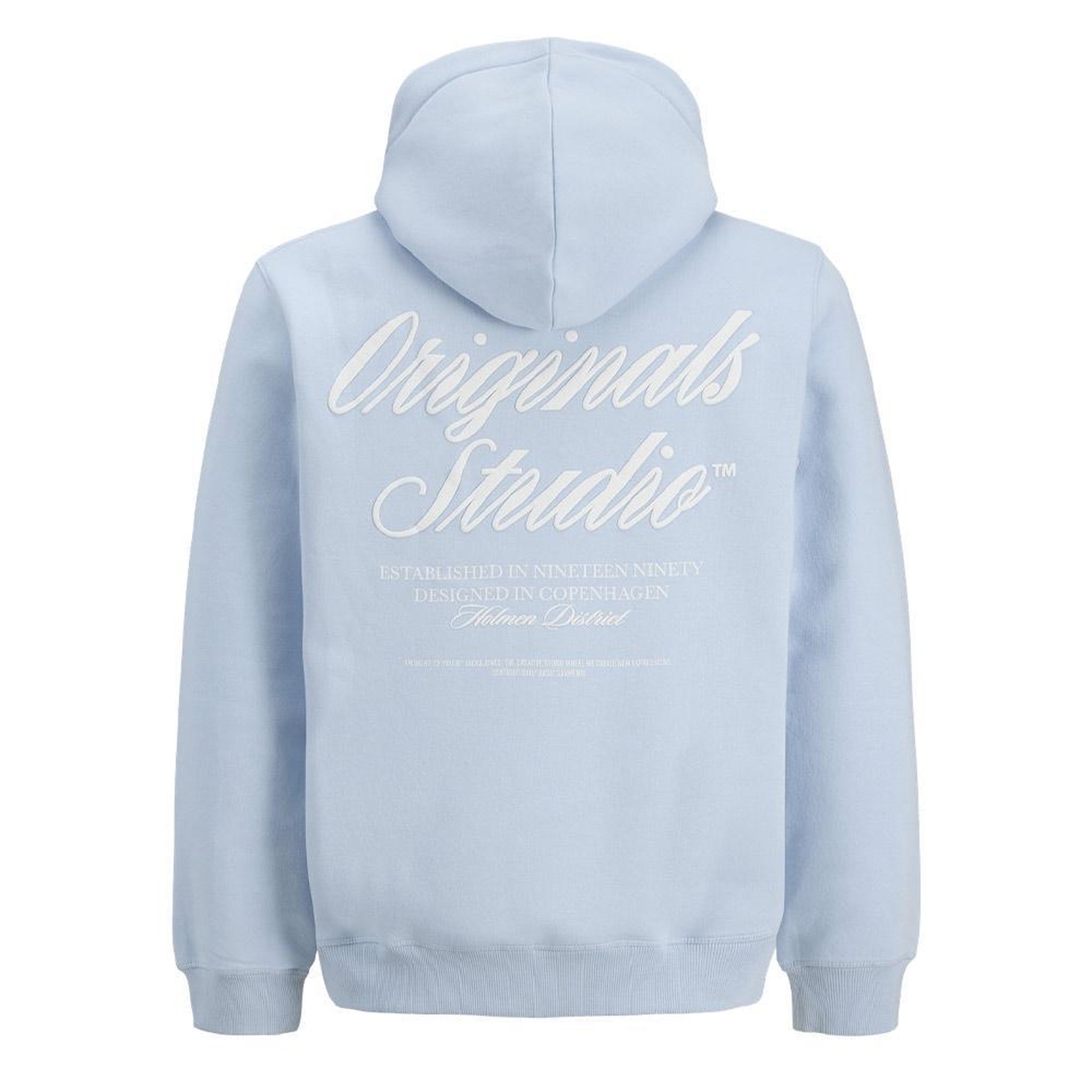 Voir la diapositive 2 : Jack & Jones Sweat à Capuche Bleu Homme Jack & Jones Typo
