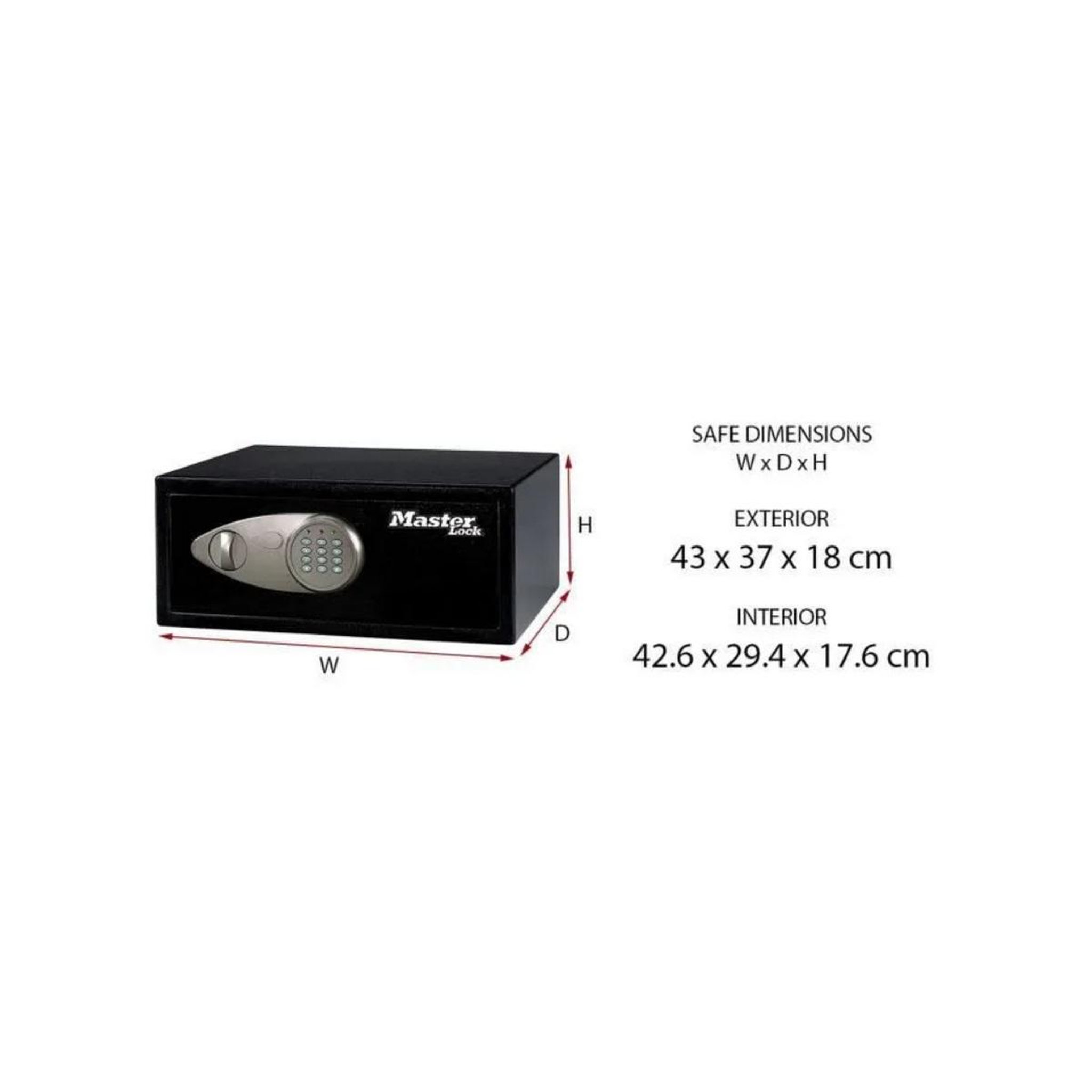 Voir la diapositive 4 : Master lock Coffre fort à combinaison - 599332