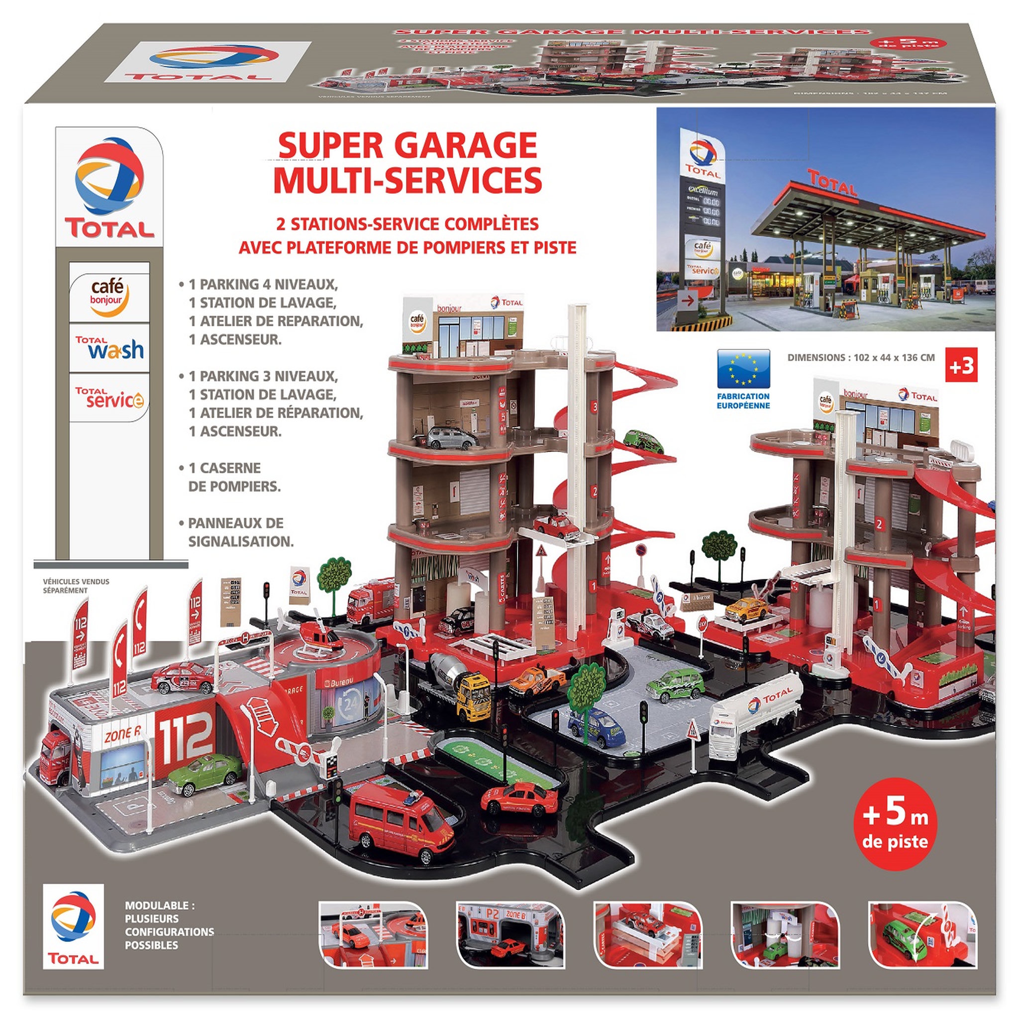 Voir la diapositive 1 : TOTAL Super garage Multi-services plateforme pompier et stations services