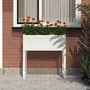 Voir la diapositive 3 : VIDAXL Jardiniere Blanc 78x40x81 cm Bois massif de pin