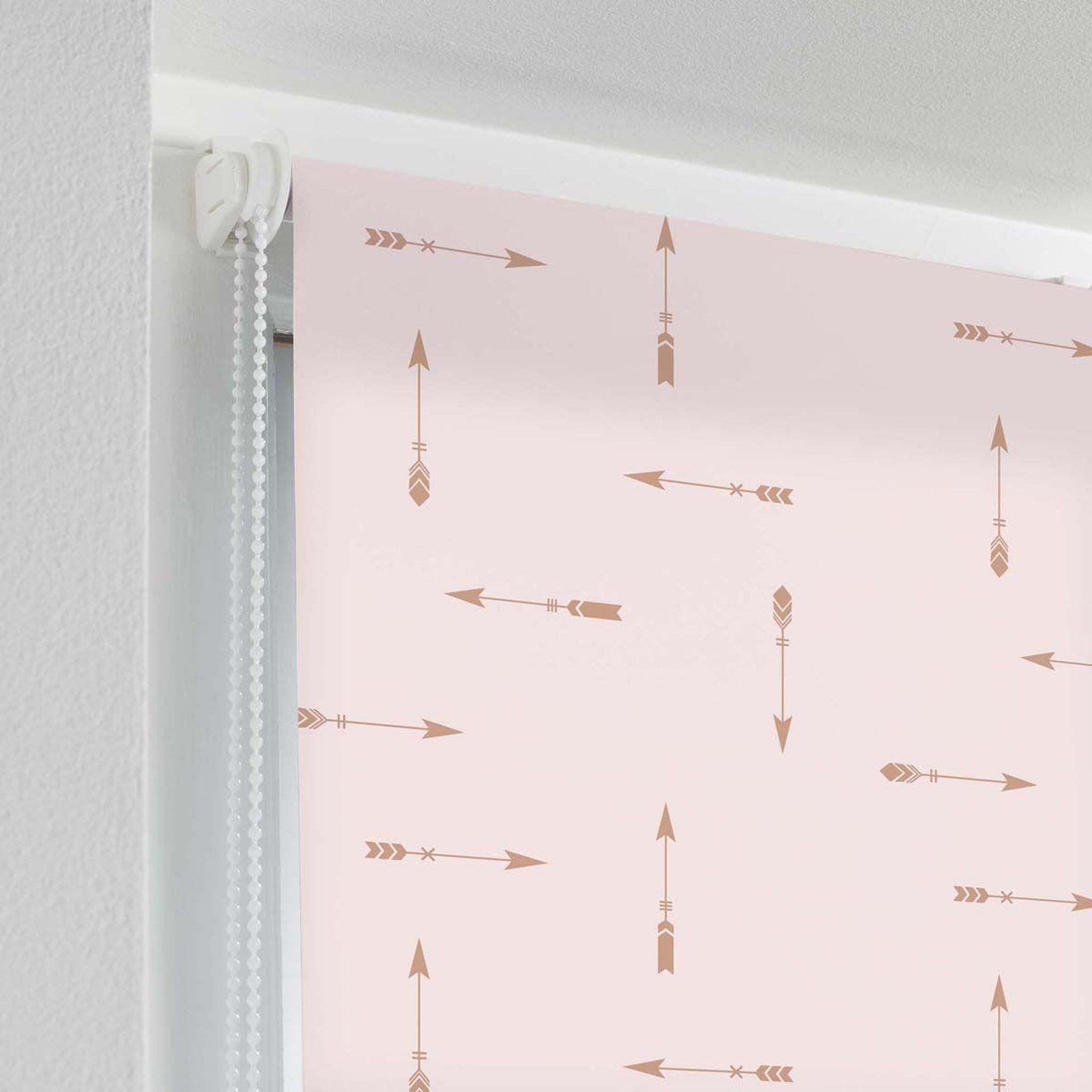 Voir la diapositive 2 : Douceur d'Intérieur Store enrouleur tamisant  flechaline  60x180cm rose