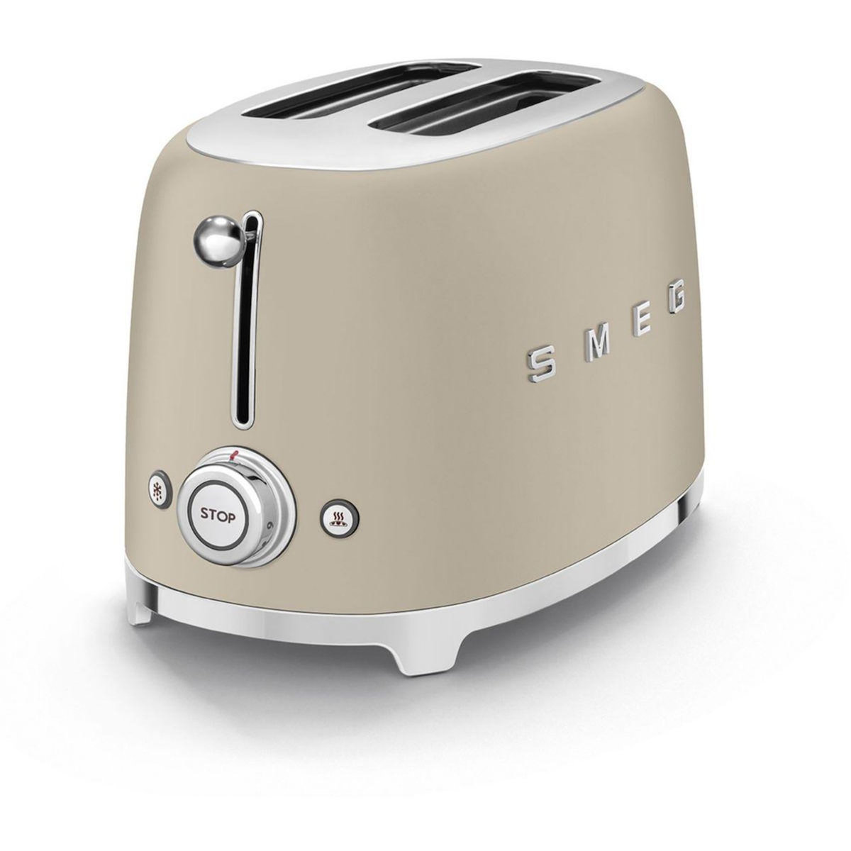 SMEG Grille-pain TSF01MLMEU Années 50 Beige lin