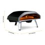 Voir la diapositive 2 : OONI Four à pizza gaz Koda 12 noir pizza 30 cm, préchauffage 15 min, de 280 à 500°C