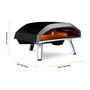 Voir la diapositive 2 : OONI Four à pizza gaz Koda 12 noir pizza 30 cm, préchauffage 15 min, de 280 à 500°C