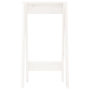 Voir la diapositive 5 : VIDAXL Tabourets lot de 2 blanc 40x40x75 cm bois massif de pin