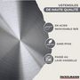 Voir la diapositive 4 : Fackelmann Set 1 poêle 24 cm 3 casseroles 12 16 et 20 cm en inox et 6 ustensiles Fackelmann Geneva
