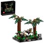 Voir la diapositive 2 : LEGO Star Wars 75353 Diorama de la Course-Poursuite en Speeder sur Endor, Maquette avec Luke Skywalker, Princesse Leia et Scout Trooper plus Speeder Bikes, Collection Le Retour du Jedi