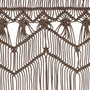 Voir la diapositive 4 : VIDAXL Rideau en macrame Taupe 140x240 cm Coton