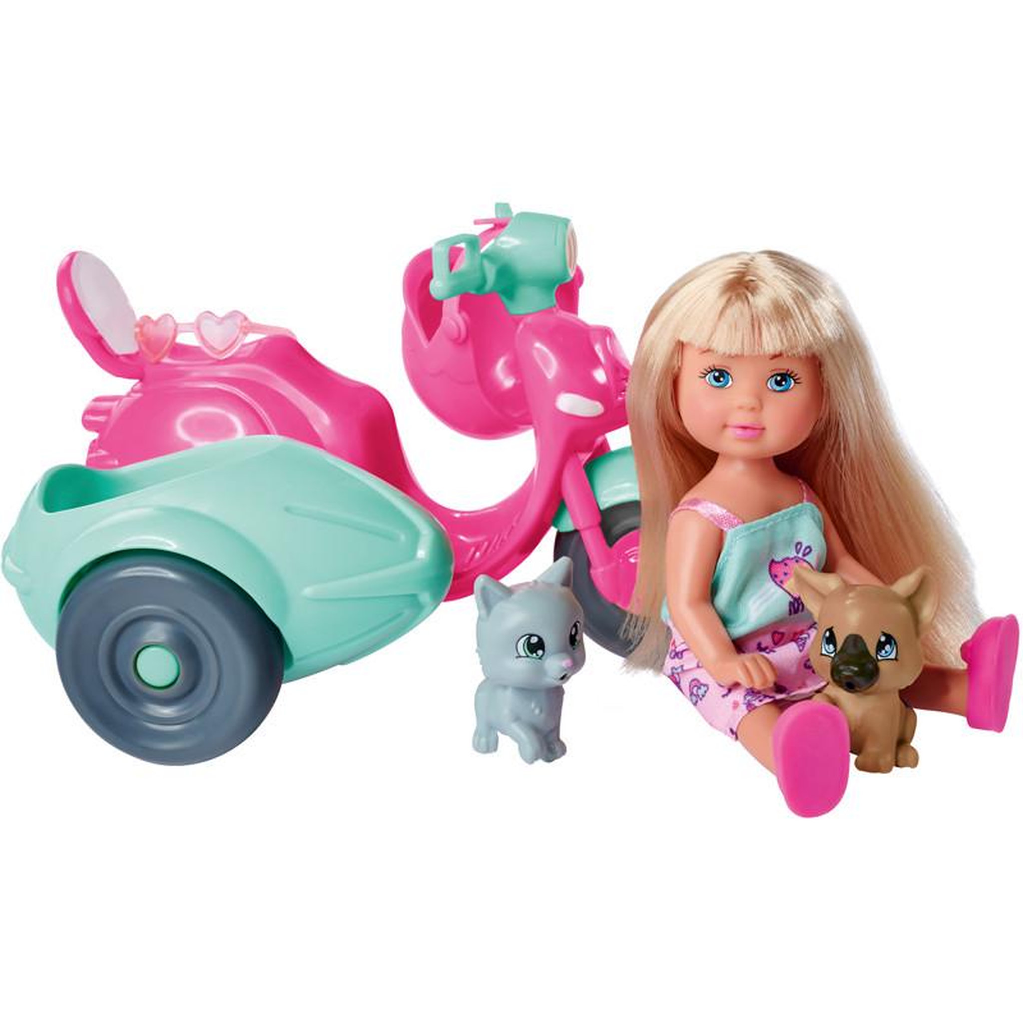 Voir la diapositive 2 : EVI LOVE PPE 12CM EVILOVE SCOOTER AMIS Smoby SMY105733566